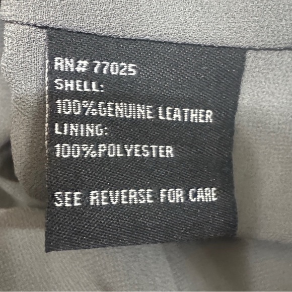 Carlos Falchi Y2K Gray Genuine Leather Suede Tie Front Jacket Laser Cut Size M - Picture 6 of 8